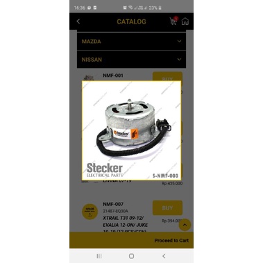 Motor Fan Radiator Nissan Livina