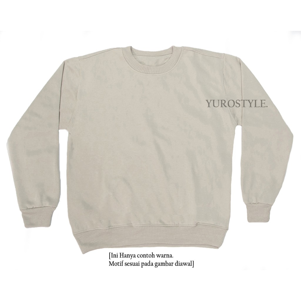 SWEATERPOLOS BASIC MONEY TALKS ( SABLON ) SIZE M-XXL ( PRIA & WANITA )-BEIGE