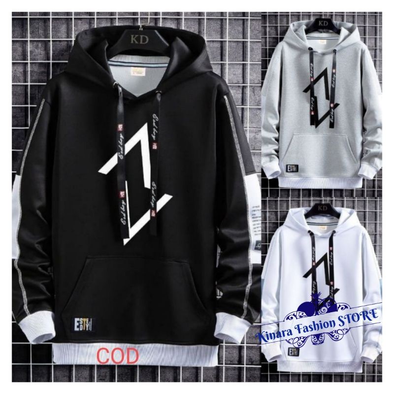 Sweater pria AV HOODIE Sweater Murah Bahan flece tebal