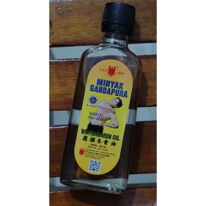 Minyak Gandapura Lang 60 ML / Nyeri Otot / Salah Urut / Encok / Pegal Linu