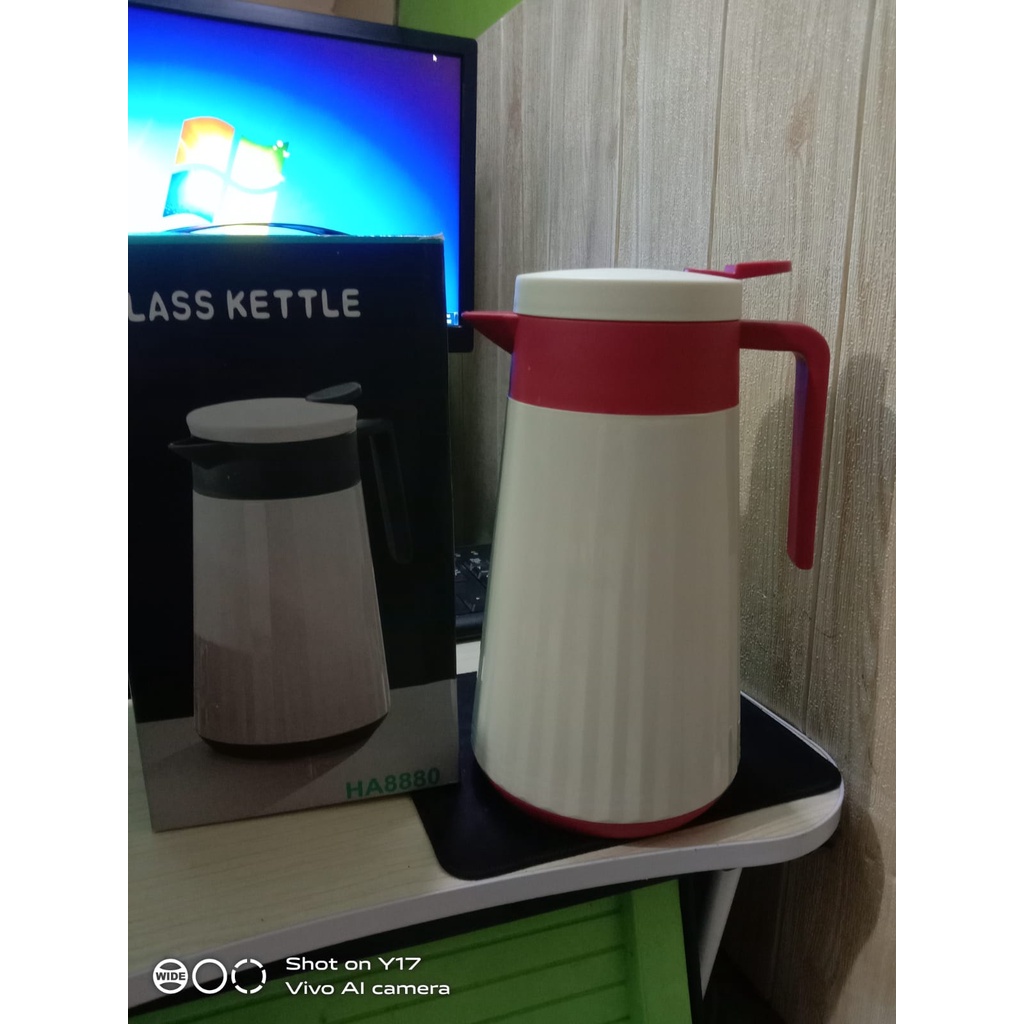 NEW TEKO AIR PANAS UKURAN 1 LITER TERMOS AIR PANAS TERMOS TAHAN PANAS TERMOS 1 LITER TEKO VACUM FLASK