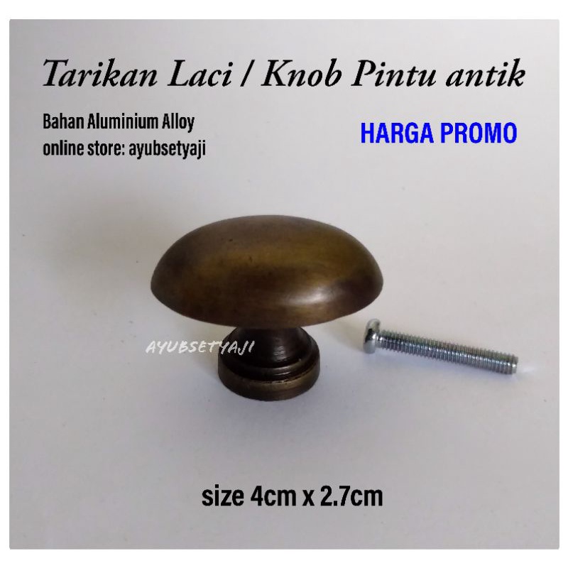 Handle Pintu Lemari Knob OVAL antik Tarikan pintu klasik hendel pintu bufet klasik vintage loker kab