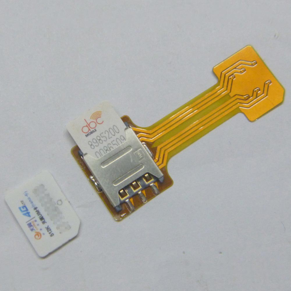 Dual Sim Card + Micro SD Converter - Hybrid Dual SIM Extension - Alat untuk Dual Sim Card Hybrid