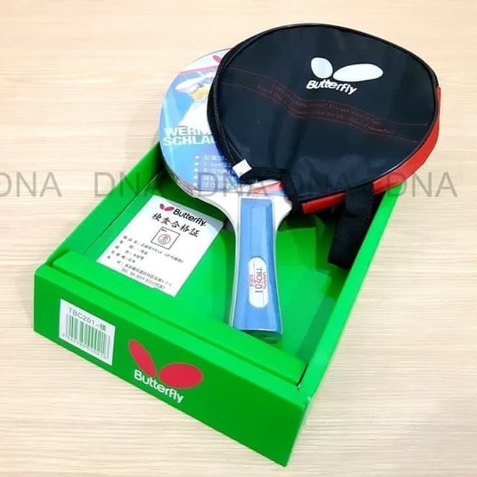 Bat / Bet Pingpong / Bet Tenis Meja BUTTERFLY TBC-201 + Cover
