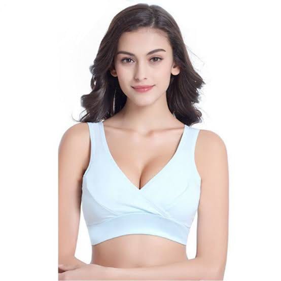 Bra Menyusui Model Miniset Allsize Fit 32-36 Tanpa Kawat Tanpa Busa Model Bukaan Silang Bh Menyusui