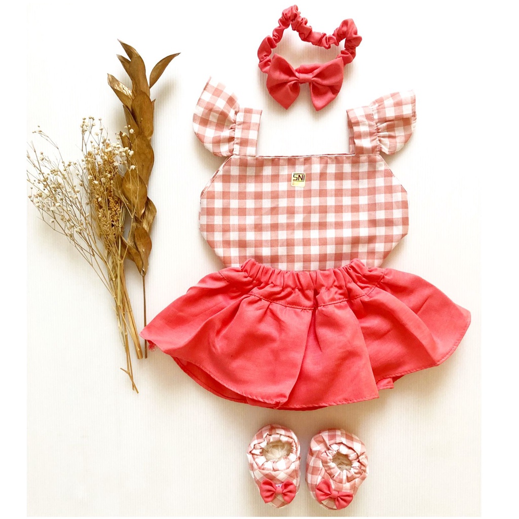 HAMPERS LAHIRAN GEMPITA / AUDREY / EUN JI gift set lahiran bayi kado baju bayi anak perempuan cewek terlaris lucu-pink KOTAK