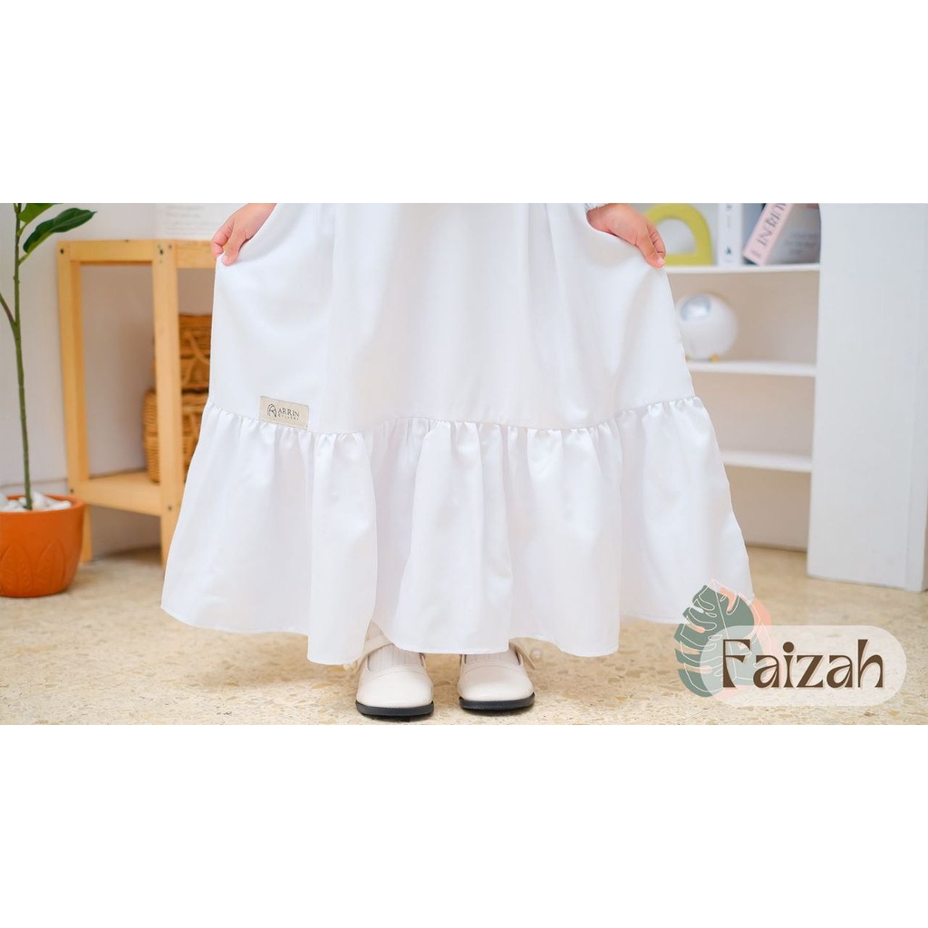 Gamis Anak Gamis Faizah Anak Putih