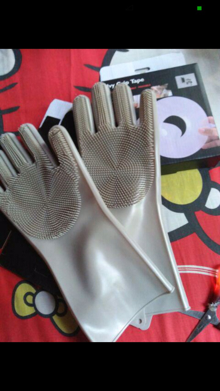Sarung Tangan Karet Apd  Glove Silikon - Ungu