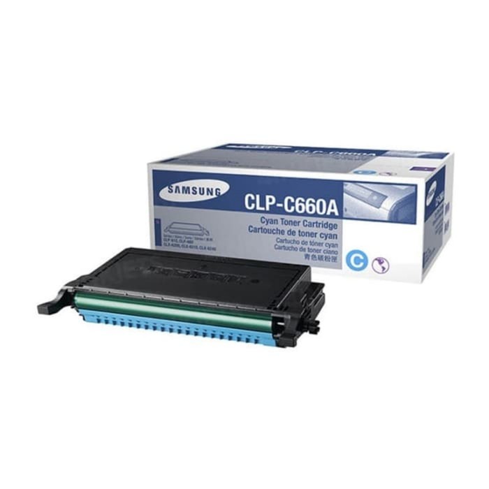 TONER PRINTER SAMSUNG CLP-C660A standar yield CYAN ORIGINAL