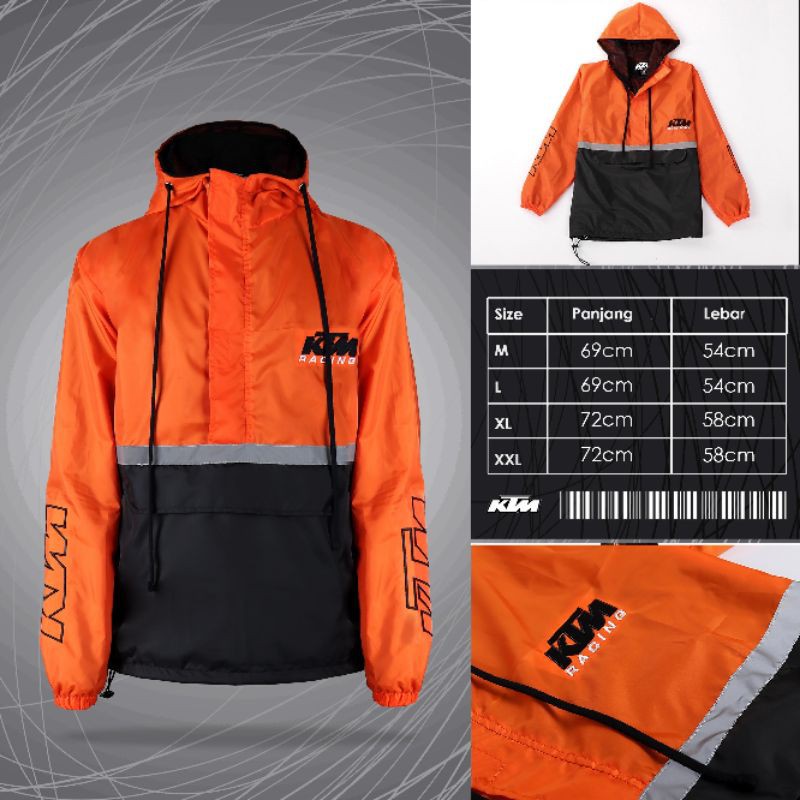 JACKET PARASUT KTM RACING