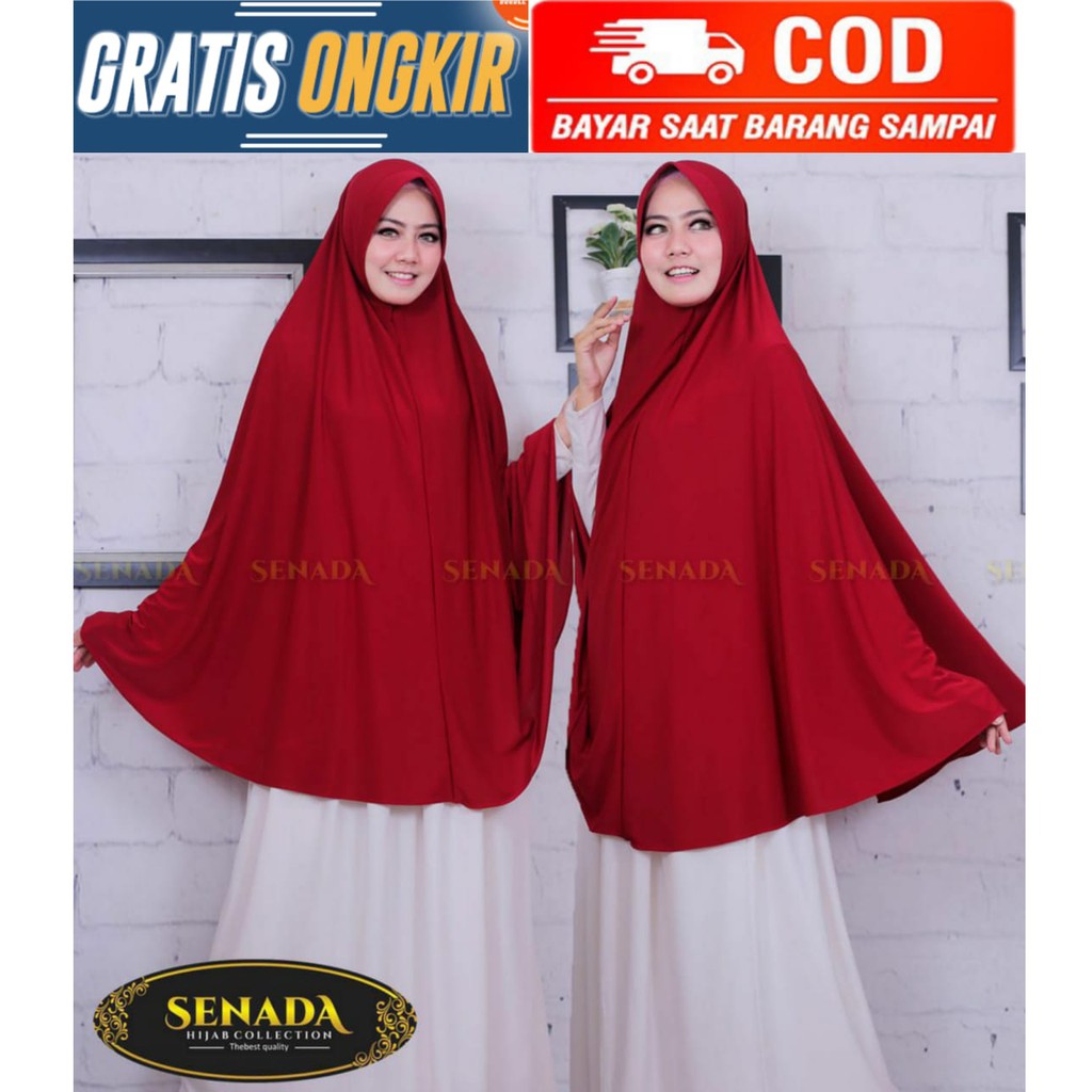 JILBAB JUMBO JERSEY PREMIUM ORY SENADA POLOS MURAH