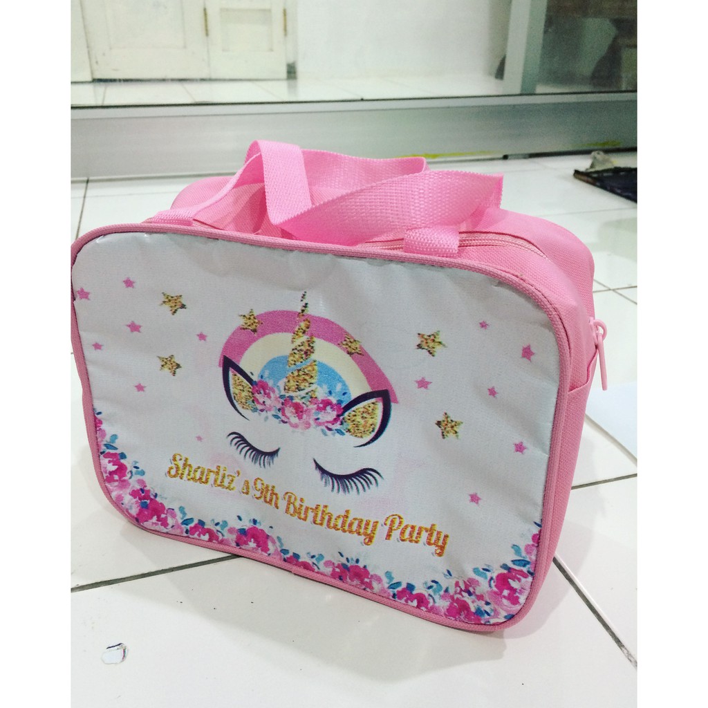 

goodiebag ultah unicorn