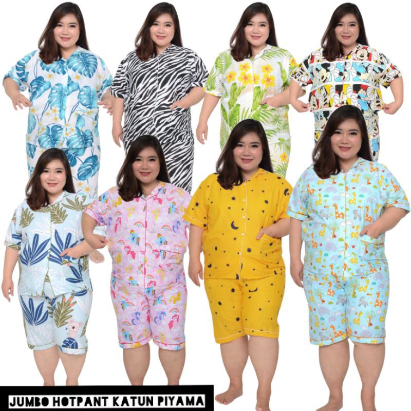 BAJU TIDUR WANITA LD 120/PIYAMA CELANA PENDEK SET BAJU