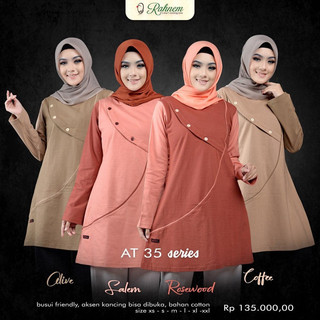 Atasan Wanita Rahnem AT - 35 / Fashion Muslim Dewasa