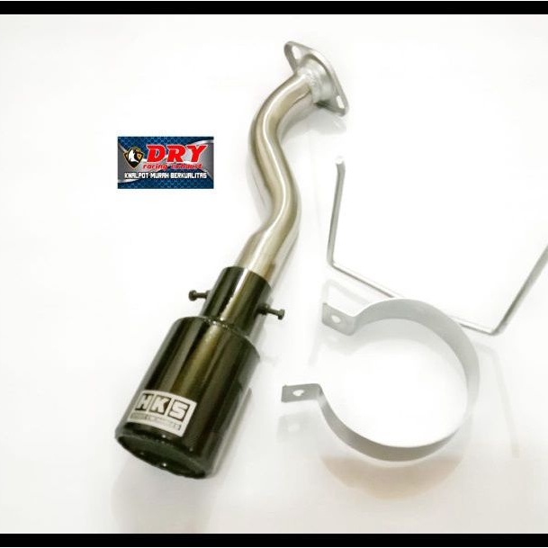 BOLT ON BRIO KNALPOT HKS SERIGALA BLACK SERIES AVANZA GRANMAX FUTURA