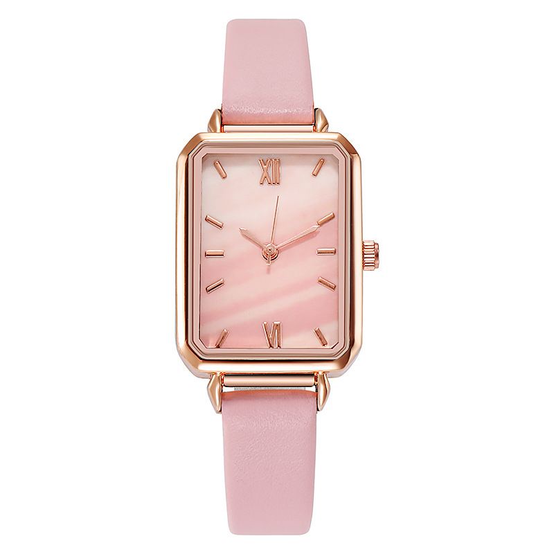 ✅ COD KUMA Jam Tangan Wanita Quartz Analog Segi Casual Fashion Korea Kulit Grosir