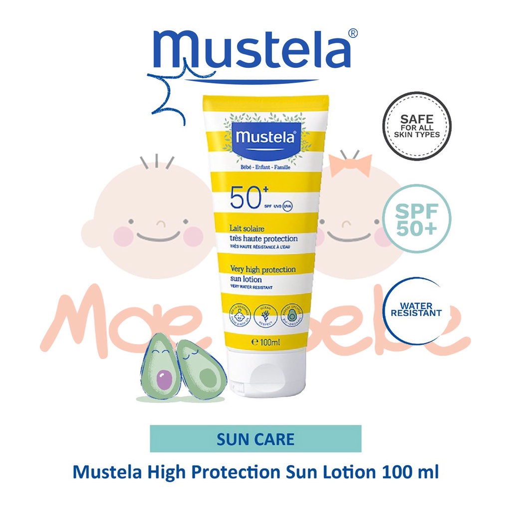 [PROMO] Mustela Very High Protection Sun Lotion Sunblock SPF 50+ 100ml