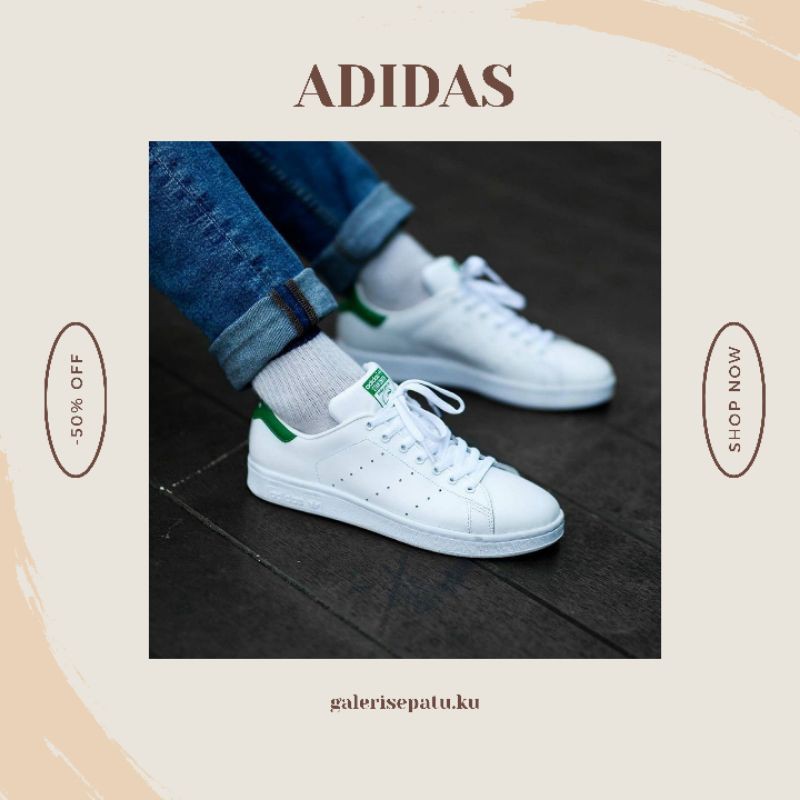 Adidas Stansmith White Green