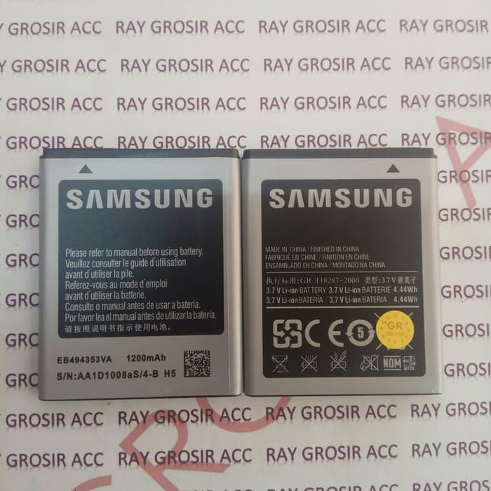 Baterai Original SAMSUNG S5570 / Galaxy Mini S5282 ( EB494353VA )