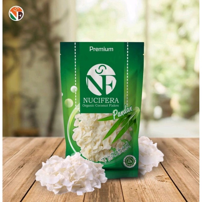 Nucifera Coconut Flakes Pandan 80gr