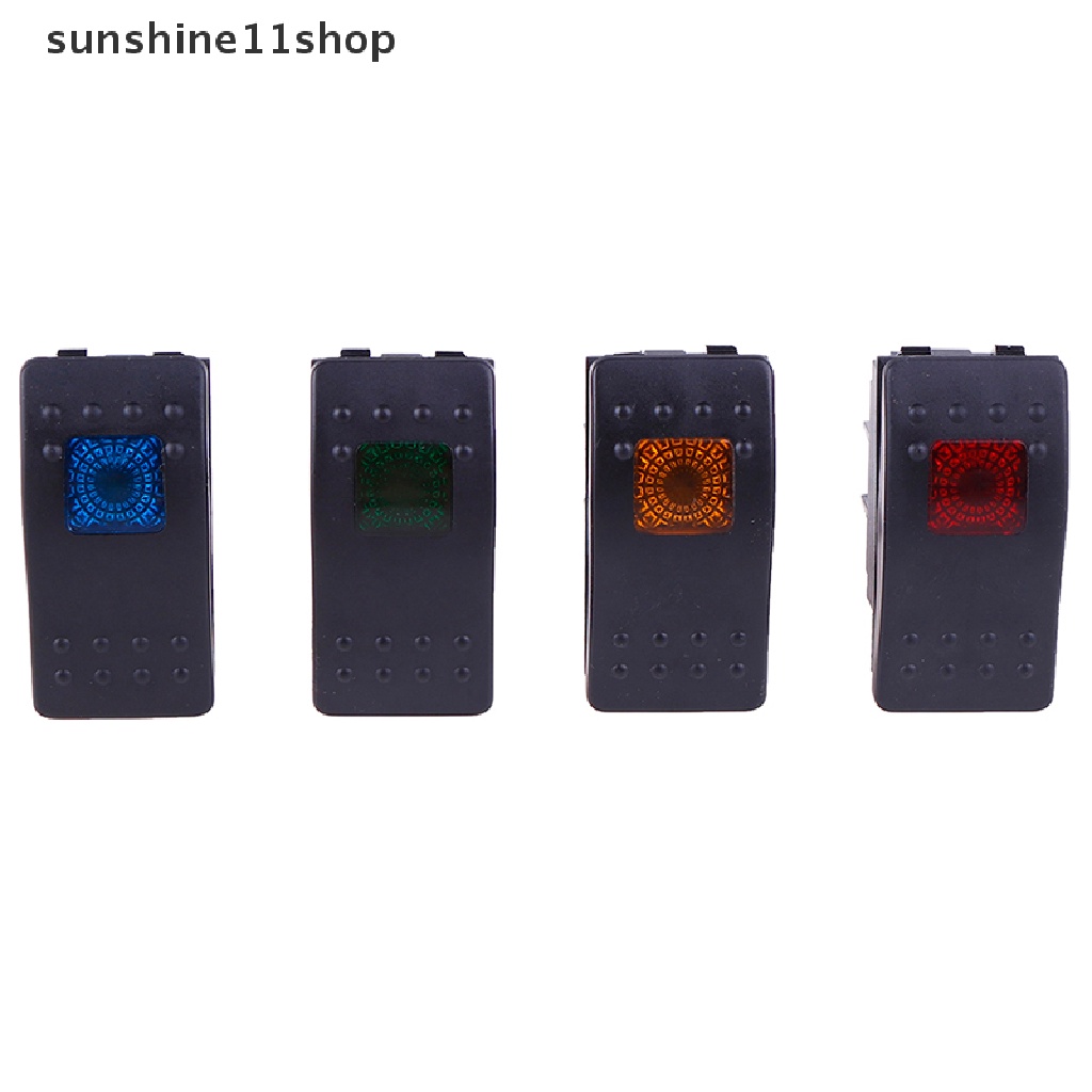 Sho Saklar Rocker Toggle Switch 4 Pin Anti Air Untuk Mobil / Perahu