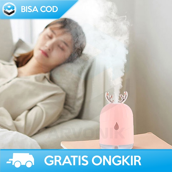 HUMIDIFIER PENGHARUM RUANGAN UDARA AROMATHERAPY DIFFUSER CUTE 220 ML