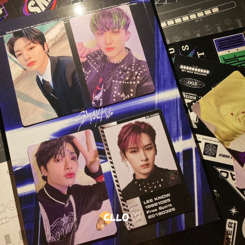 i.n ayen yang jeongin skz stray kids wf1 set + inclusion