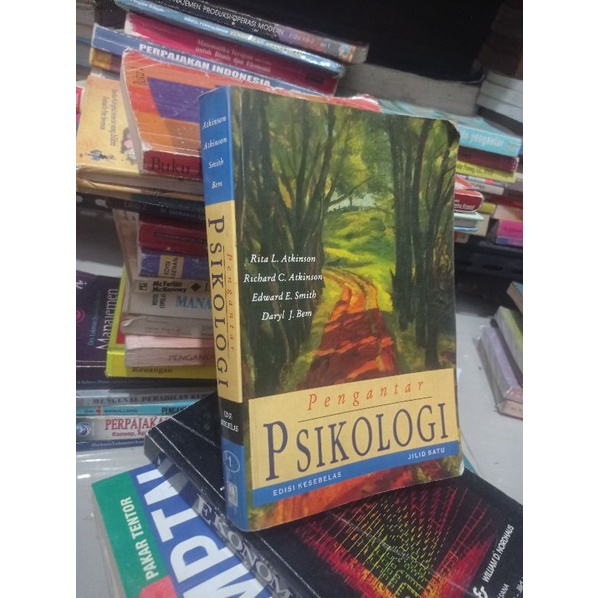 BUKU JILID 1 PENGANTAR PSIKOLOGI EDISI 11 ORIGINAL BERWARNA ATKINSON