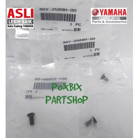 SEKRUP BAUT TUTUP MASTER REM DEPAN RX KING / VIXION / F1ZR / VEGA R / JUPITER ORIGINAL / 36Y-2589H-0