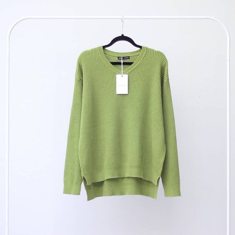 VIONA -  ATASAN RAJUT - VNECK BOXY RAJUT SWEATER