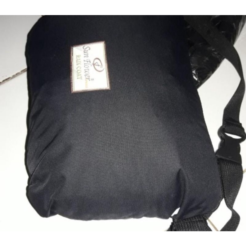 jas hujan sunflower warna hitam