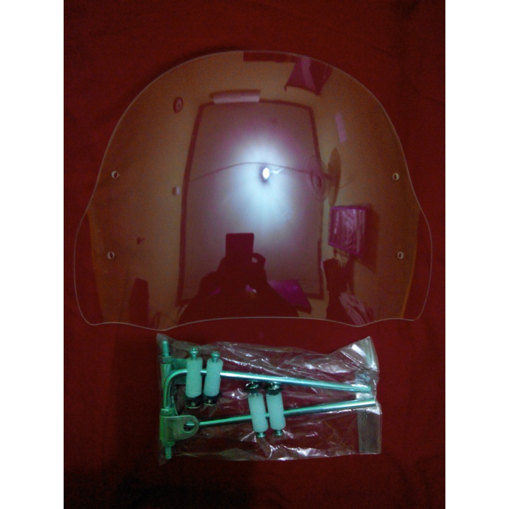 Windshield Winsil Visor Penahan Angin Suzuki T27 Shogun Smash Spin Skywave Skydrive Hayate Adress Ne