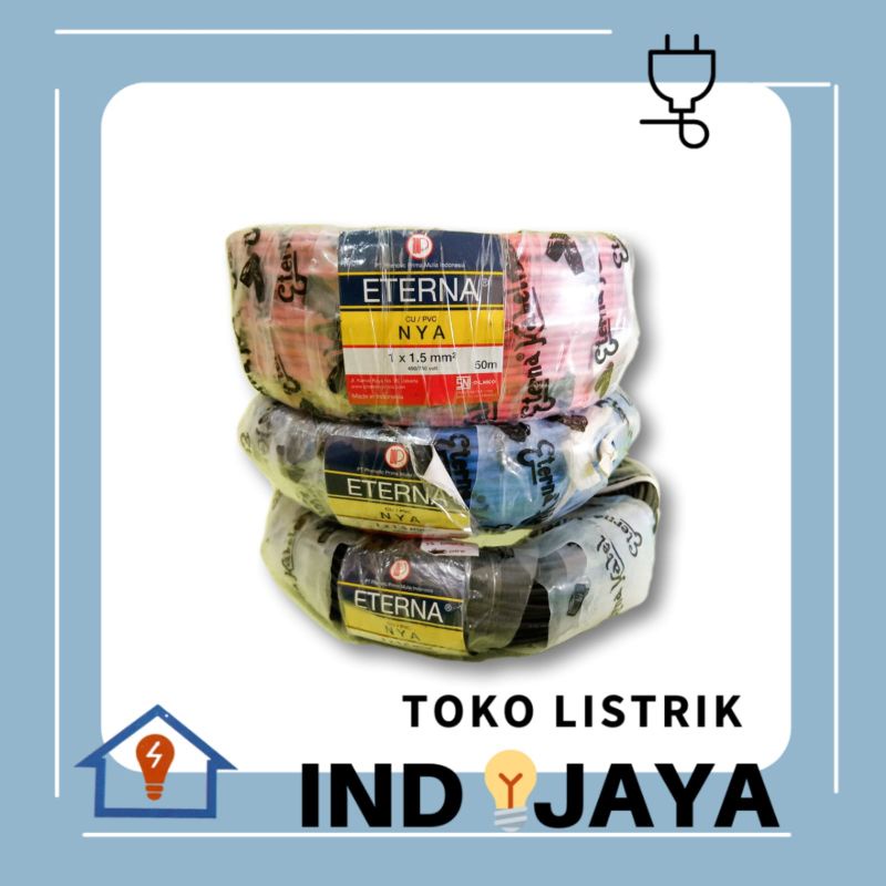 12.0003  KABEL NYA 1 X 1,5 (50M) ETERNA.