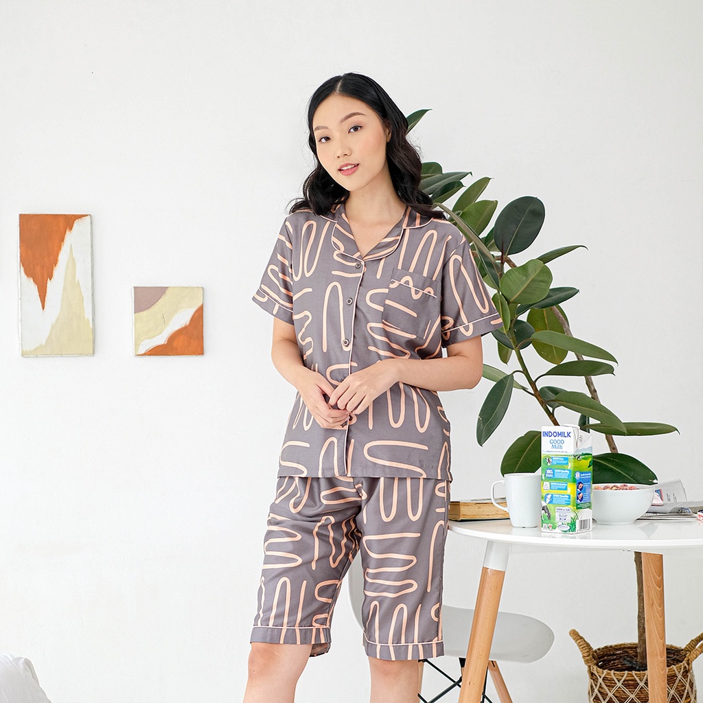 Cielyn - Lexie Organic Silk Piyama Wanita Dewasa Set