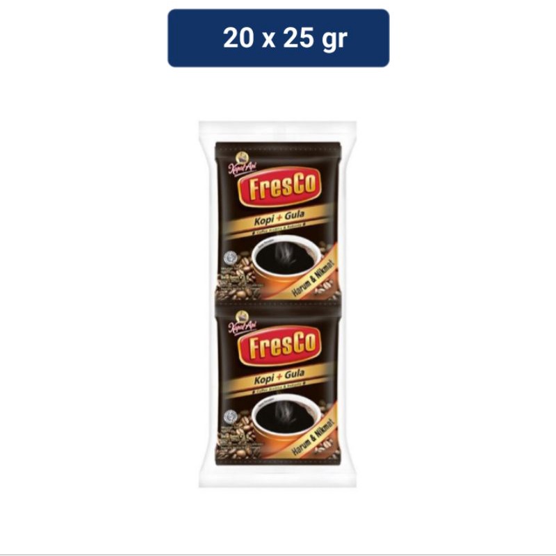 Fresco Kopi + Gula 20 x 25gr