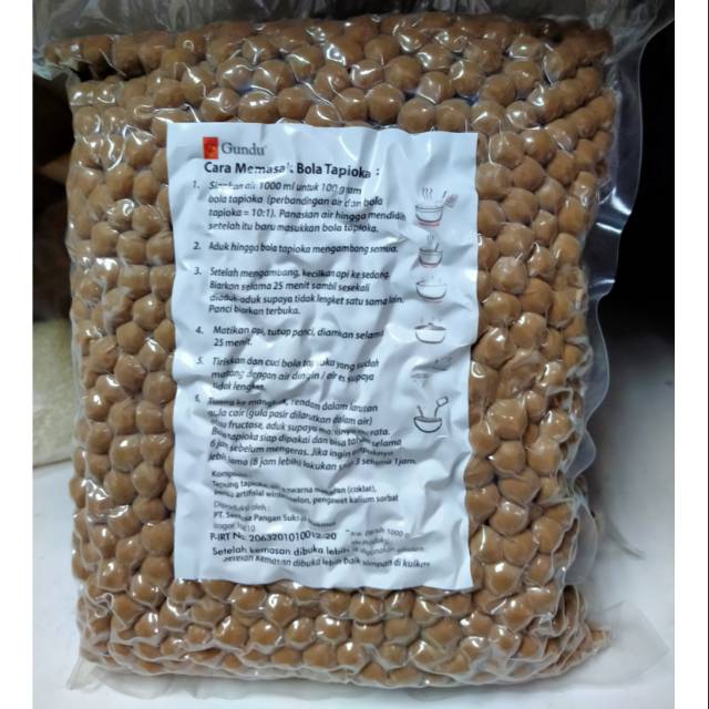 

Bubble / boba tapioka gundu 1kg