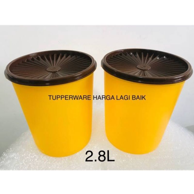 Medium deco canister tupperware ukuran 2,8 liter / toples tupperware