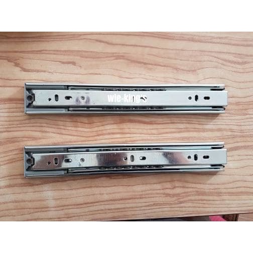 Rel Laci Double Trak Push Open 40Cm Silver - Hidayatimalll