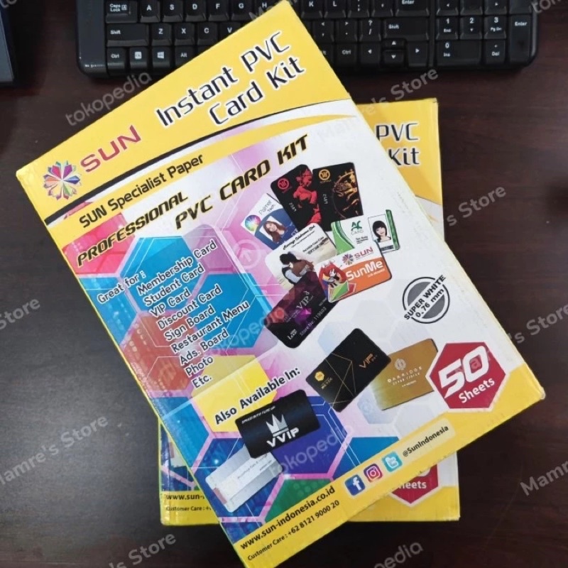 

Bahan ID Card / PVC ID Card Ukuran A4