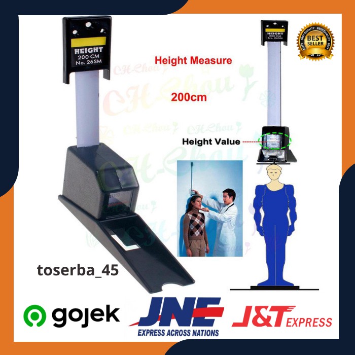 Stature Meter GEA Alat Pengukur Tinggi Badan Anak Lucu Karakter Murah Alat Ukur Tinggi Badan MB76
