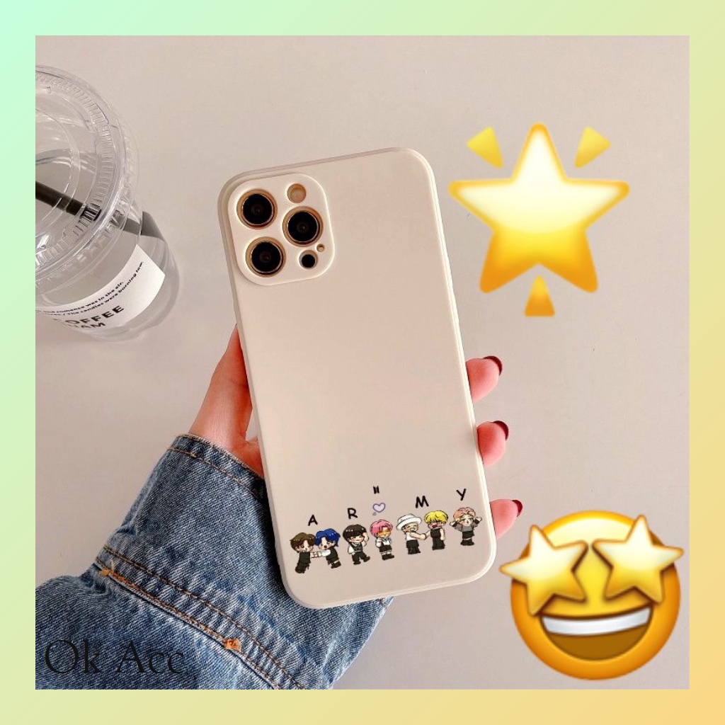 Casing BTS Model Kekinian BB08 for Xiaomi Redmi A1 A1+ 4A 4X 5 5A 5+ 6 6A 7 8 9 Prime 9A 9i 9C 9T 10 10C 10T 11 12 Lite S2 Redmi Note 5A Pro 10s 11 11s 11T Poco C40 F3 F4 K40 M3 M4 M5 X3 GT NFC 5G