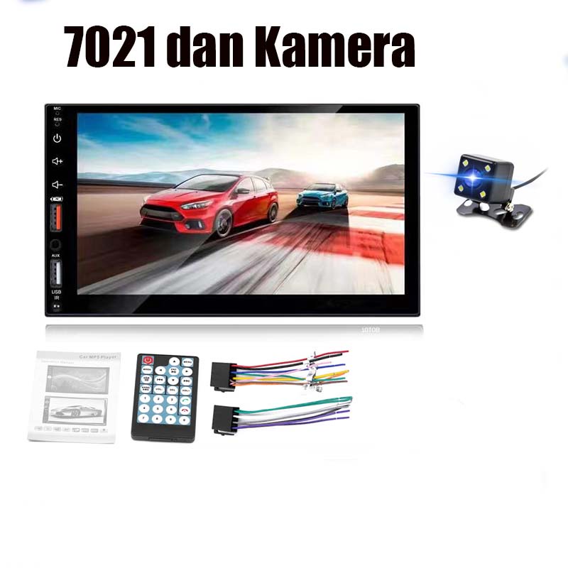 {dan kamera} 7018B /7010B Head Unit Android 7-&quot; 2 Din Bluetooth Audio Car MP3 MP5 Player In Touch Screen Radio Dan Kamera