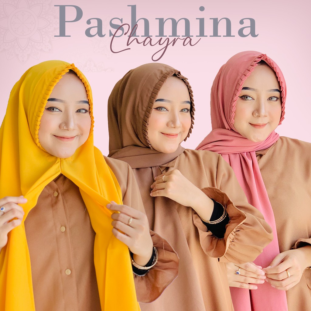 Pashmina Instan Chayra Lipit Pashmina Diamond Instan-3