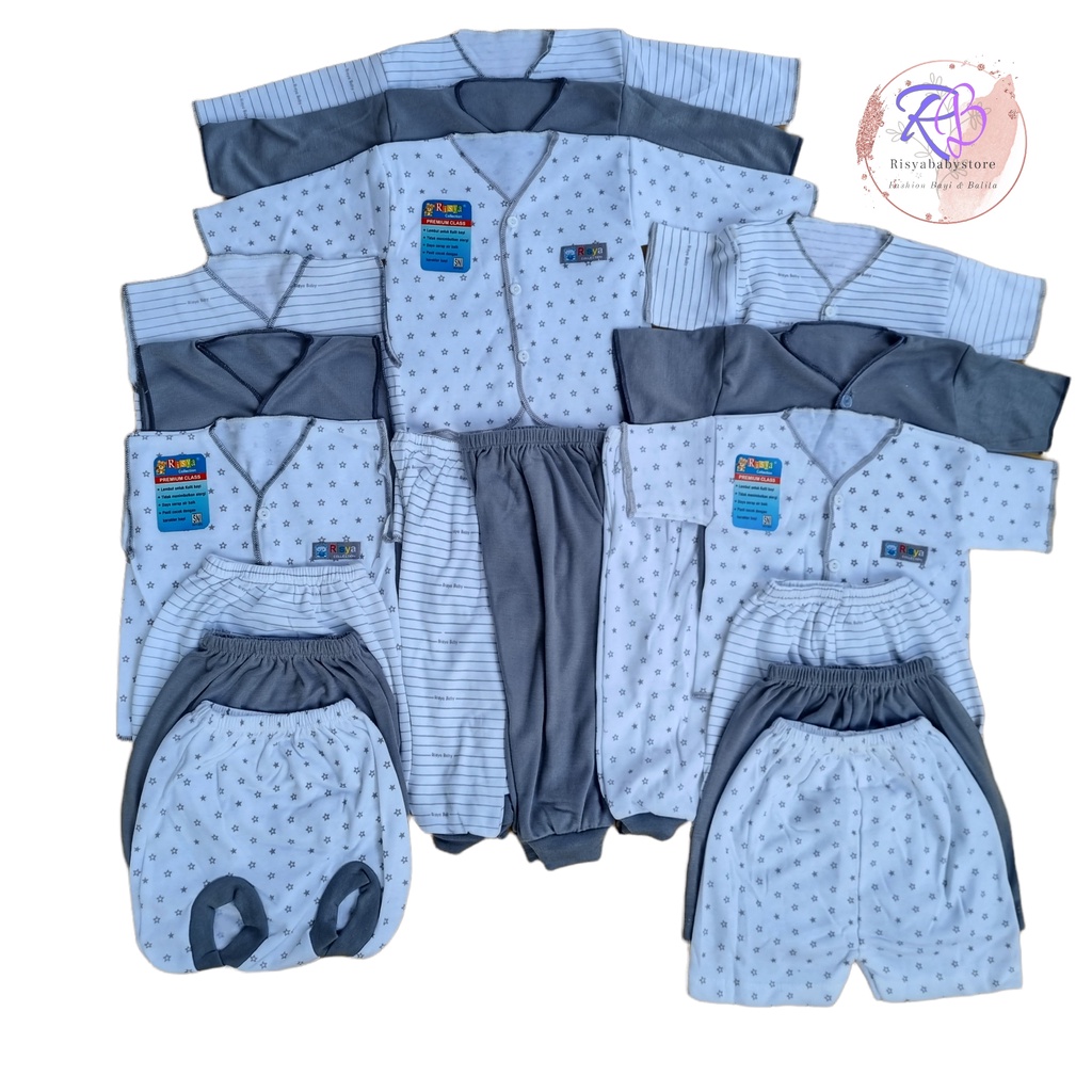 Paket baju bayi newborn / Paket lahiran baju bayi hemat 18 pcs/ baju dan celana bayi