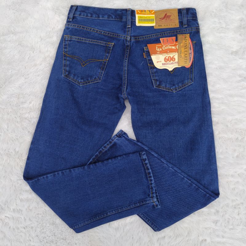 celana jeans pria standar 606 reguler .terlaris