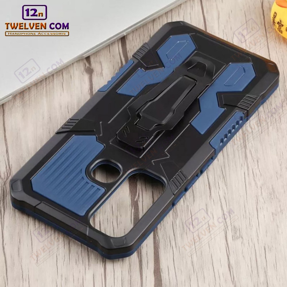 Case Shockproof Infinix Hot 11s Armor Hardcase Stand Clip