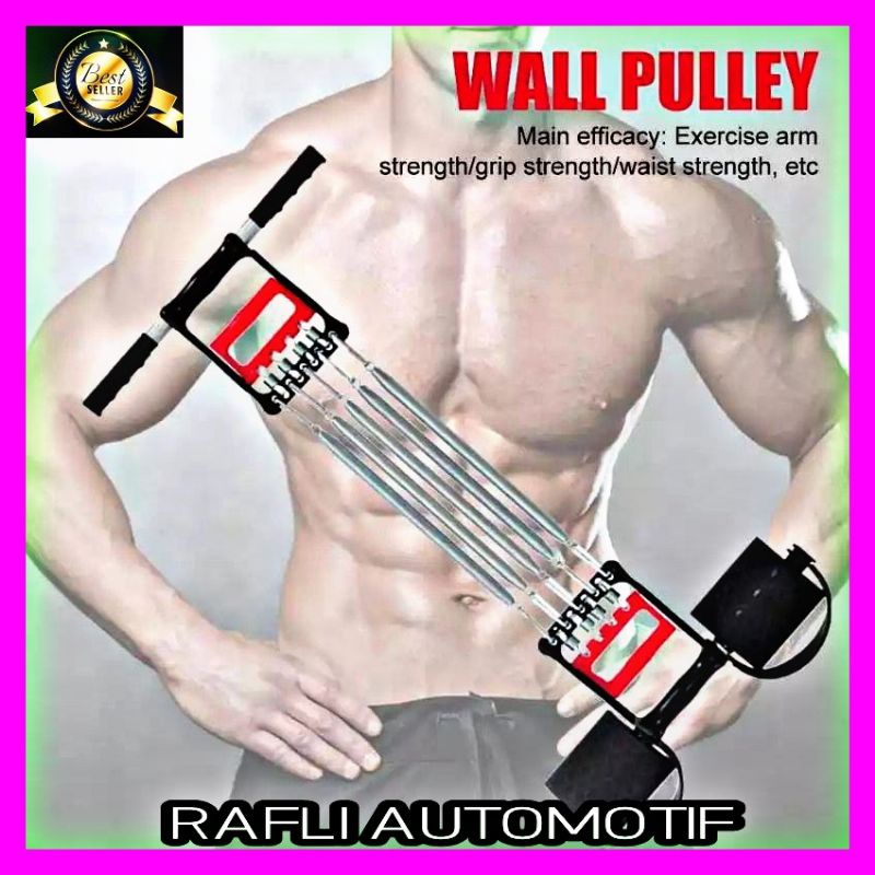 Alat Fitness Perlengkapan Gym Pembentuk Otot Perut Dan Dada Chest Ekspander Alat Latihan Otot Dada