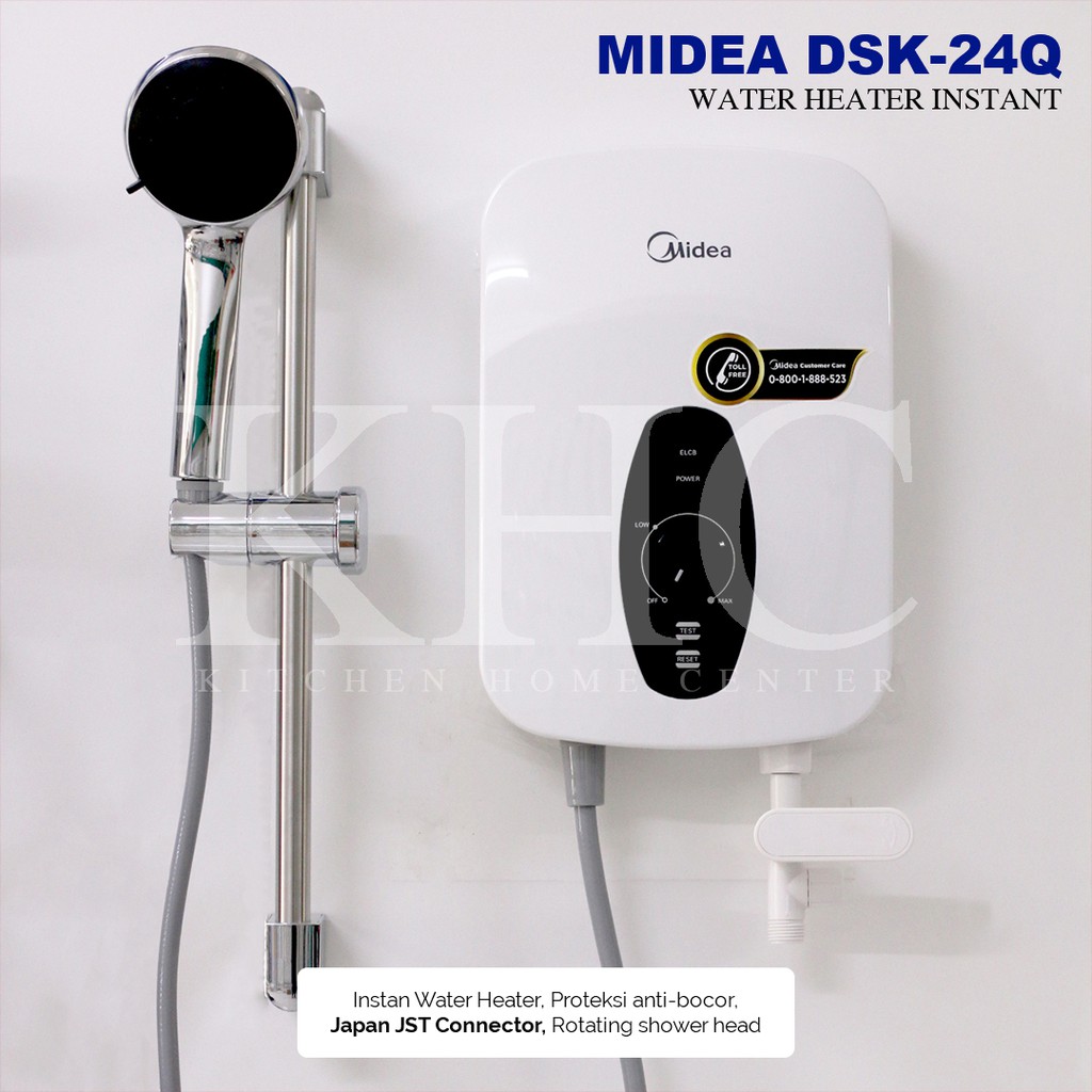 Water Heater Instant Midea DSK 24Q - PRODUK BARU