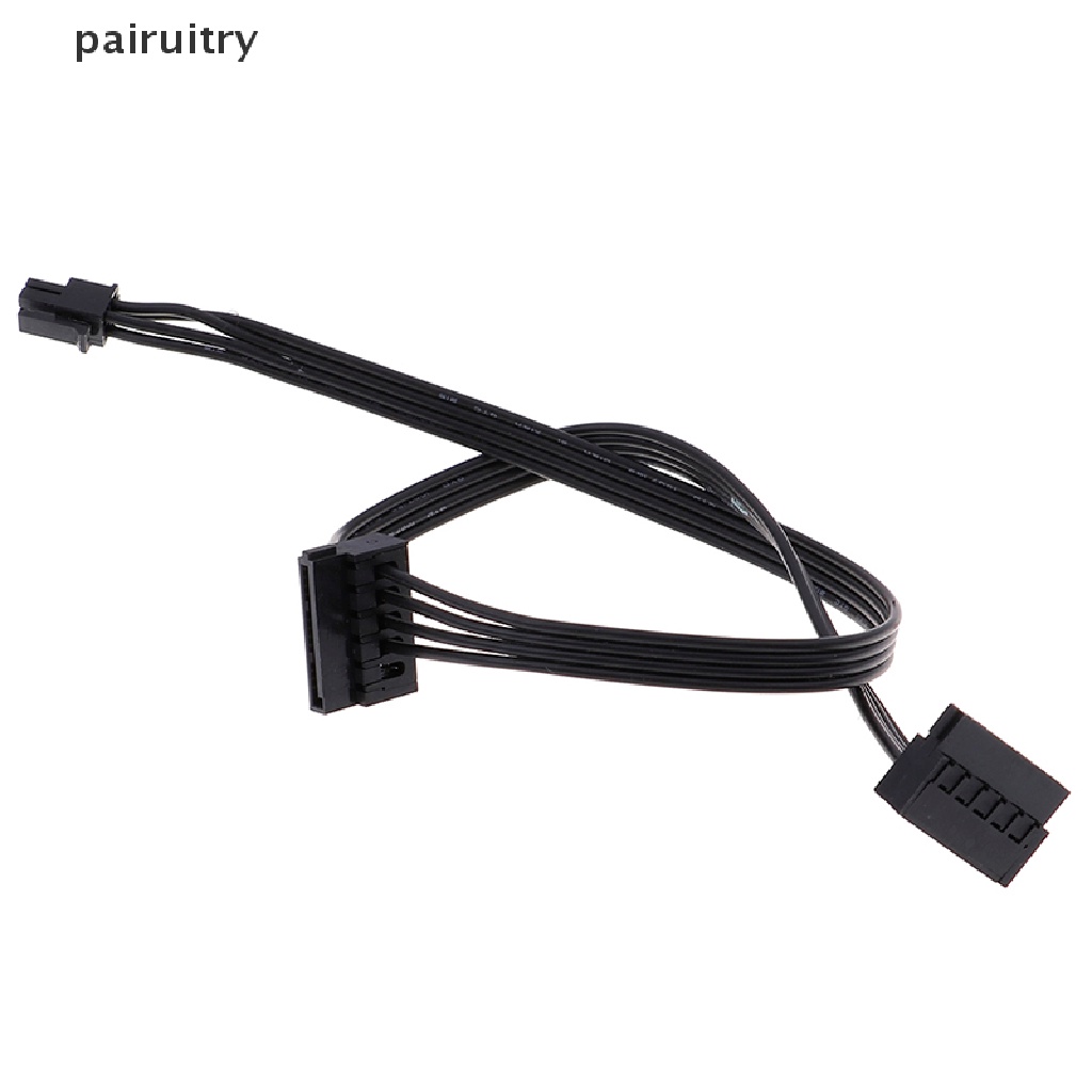 Prt 1Pc Kabel power supply mini 45CM 4 Pin Ke 2 Sata SSD Untuk lenovo M410 M610 M415 PRT