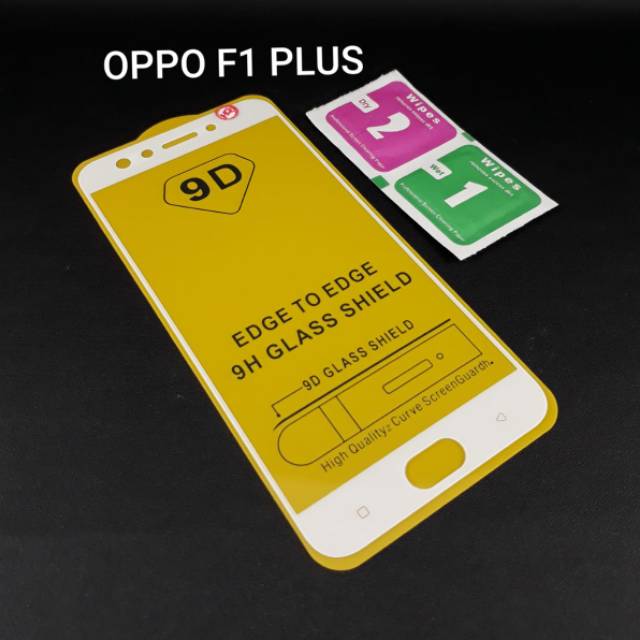 Tempered Glass OPPO F1 Plus Anti gores Kaca Full Layar 5D 9D 11D
